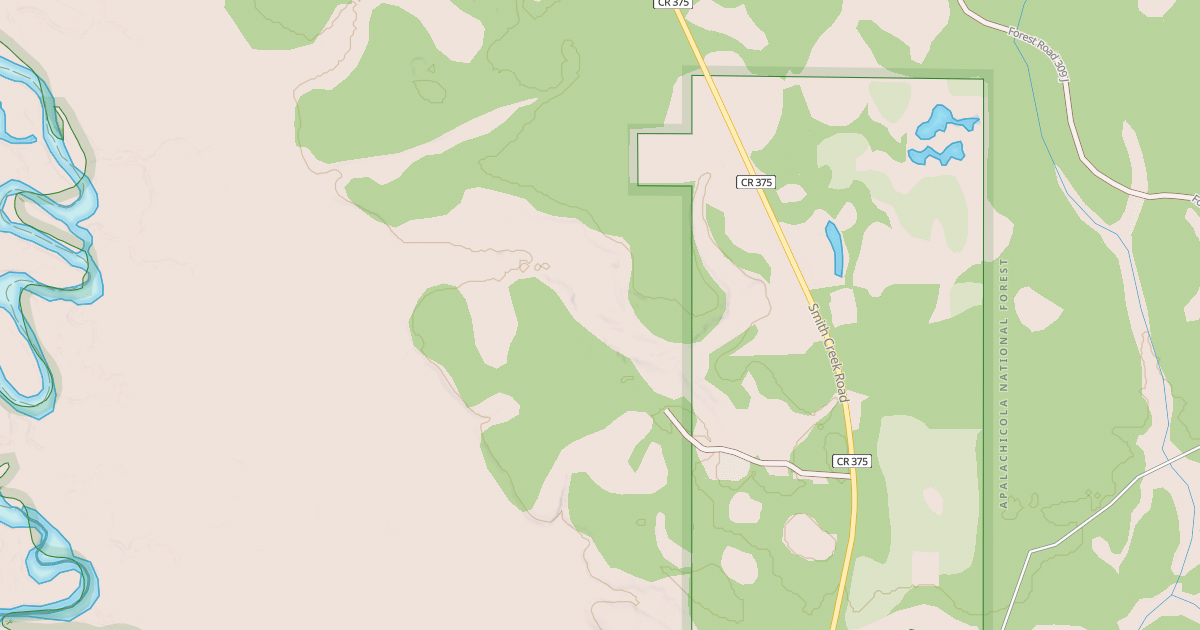 Map preview of USFS National Forest System Roads {E2087265-8C39-4CC6-BB99-281D8D96A07F}