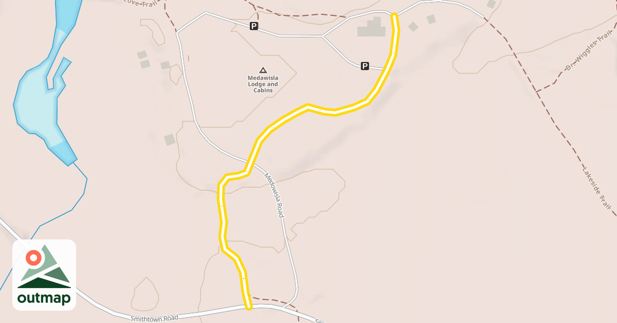 Map of Emmit Brook Trail