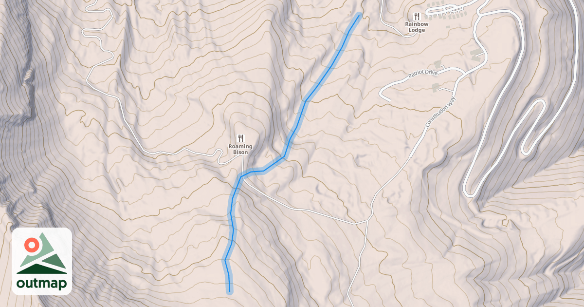 Map of Rabbit Run