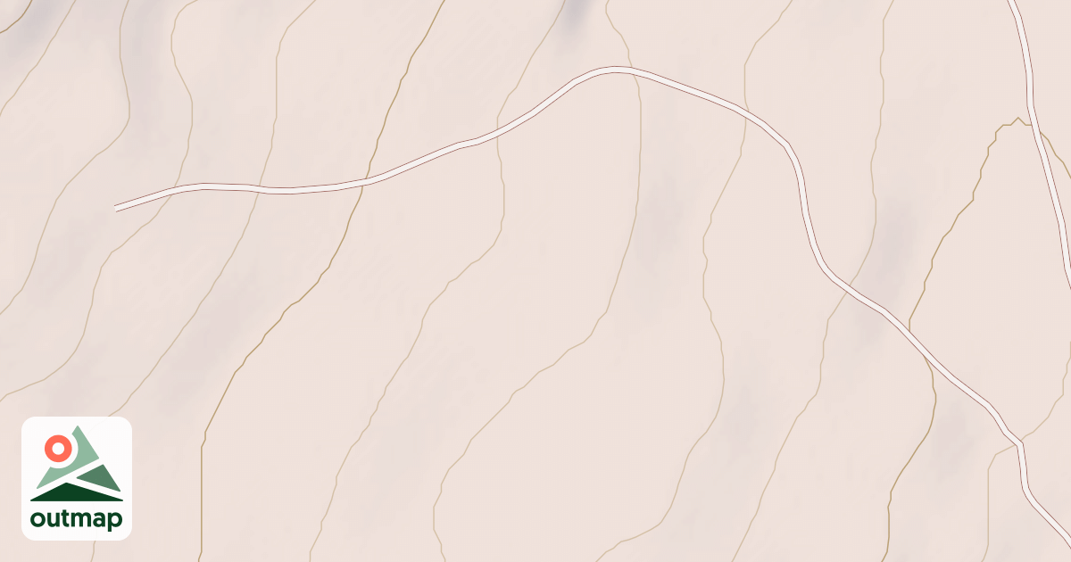 Map of EAST CAVE RIDGE