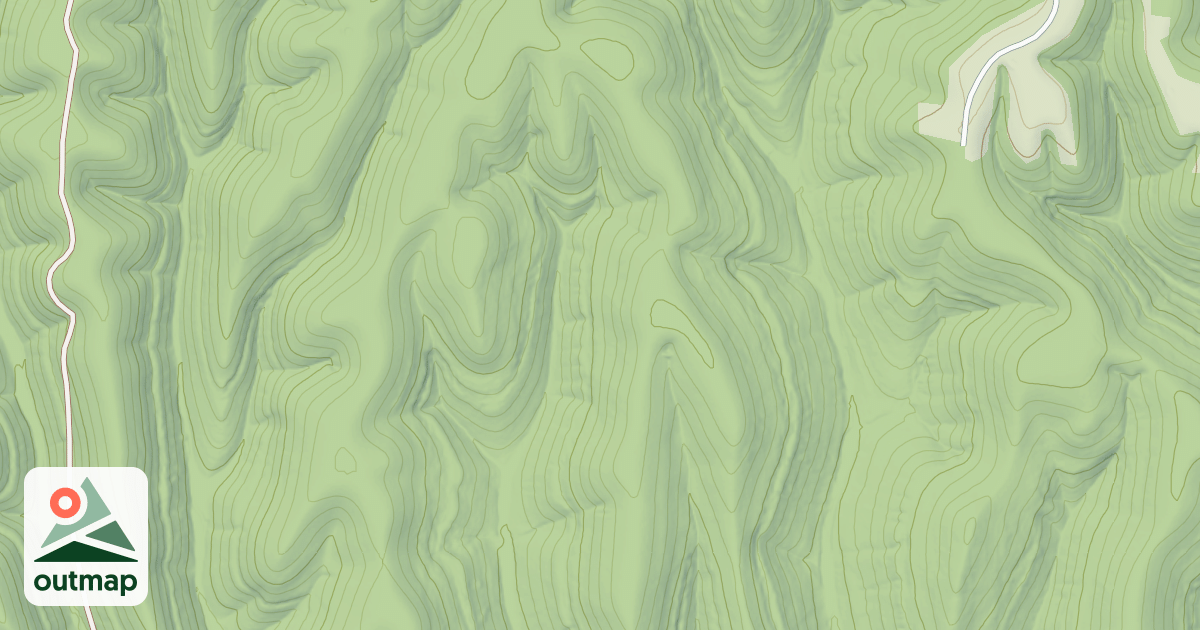Map of ROCK CREEK RIDGE
