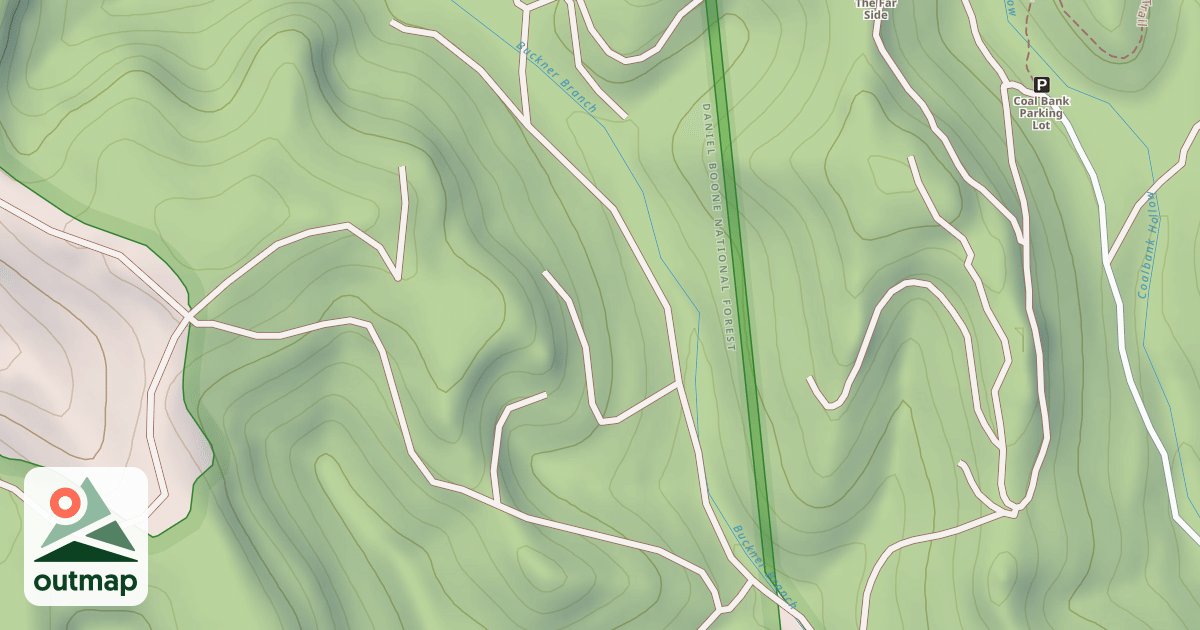 Map of BUCKNER BRANCH