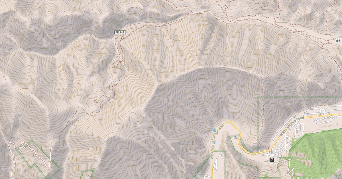 Map preview of EVES GULCH-OLD ADAMS GULCH RD