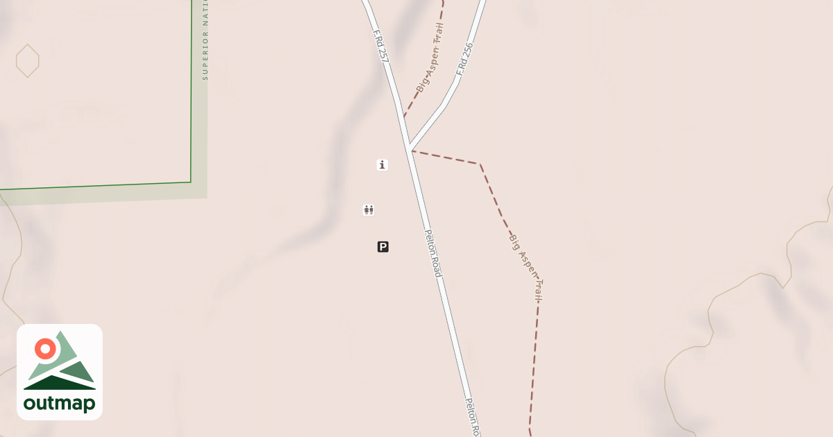 Map of BIG ASPEN EAST