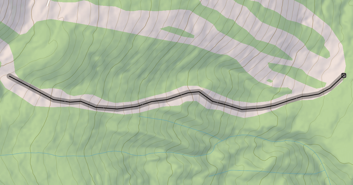 Map preview of Hodson's Cut