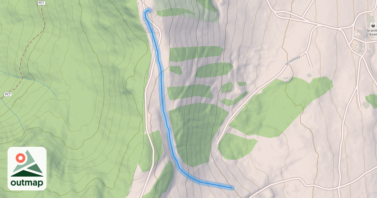 Map of Top Traverse