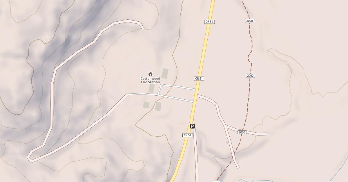 Map preview of COTTONWOOD STATION