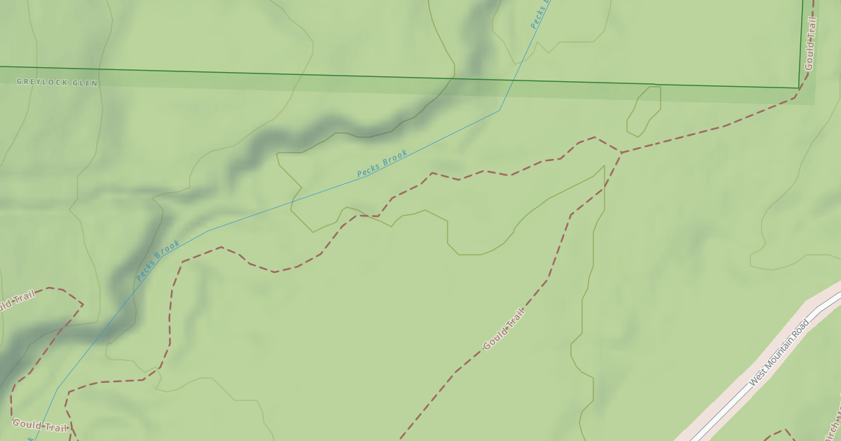 Map preview of Gould Trail