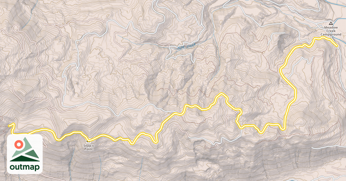Map of Pole Ridge Road