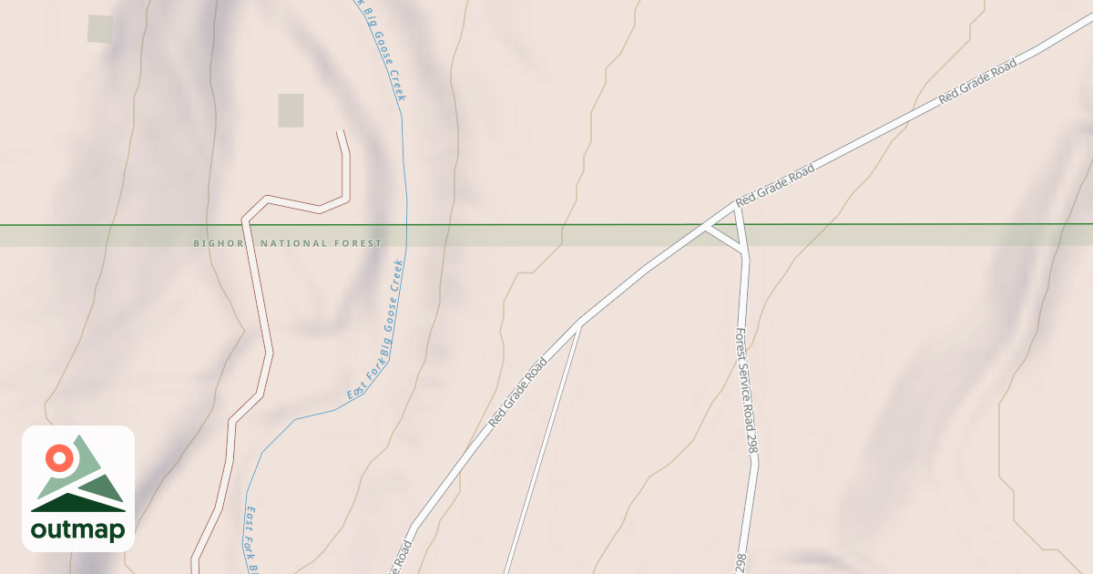 Map of DOTY CABIN