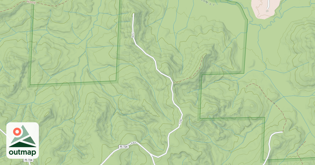 Map of EVERGREEN