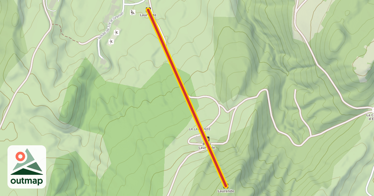 Map of Laurende