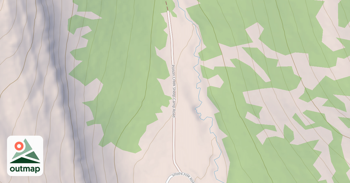 Map of POISON CR SHEEP CAMP