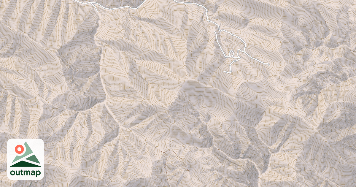 Map of Burnt Canyon/dry Canyon