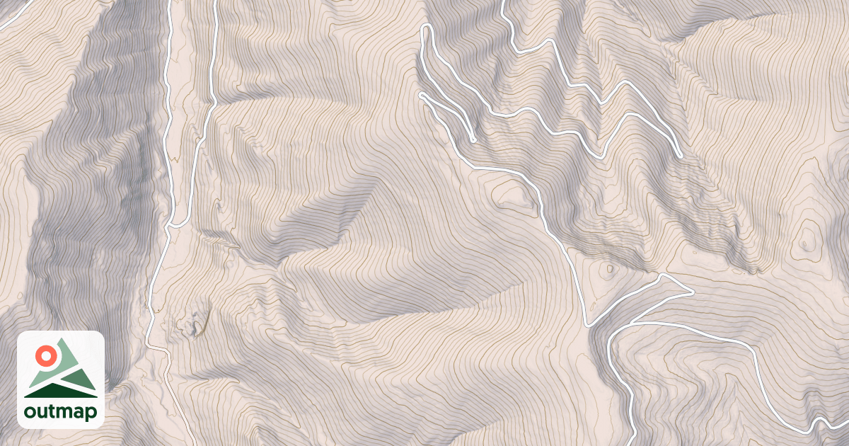 Map of FORK BOTTOM