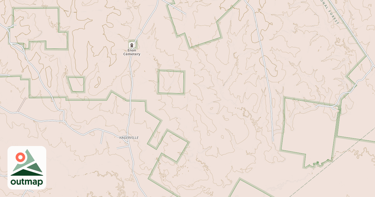 Map of BRUSHY