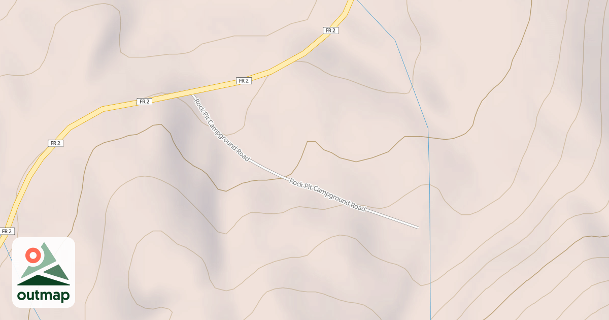 Map of ROCK PIT CAMPGROUND