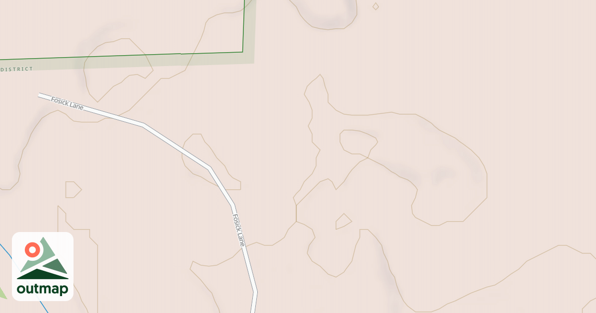 Map of FOSICK LANE