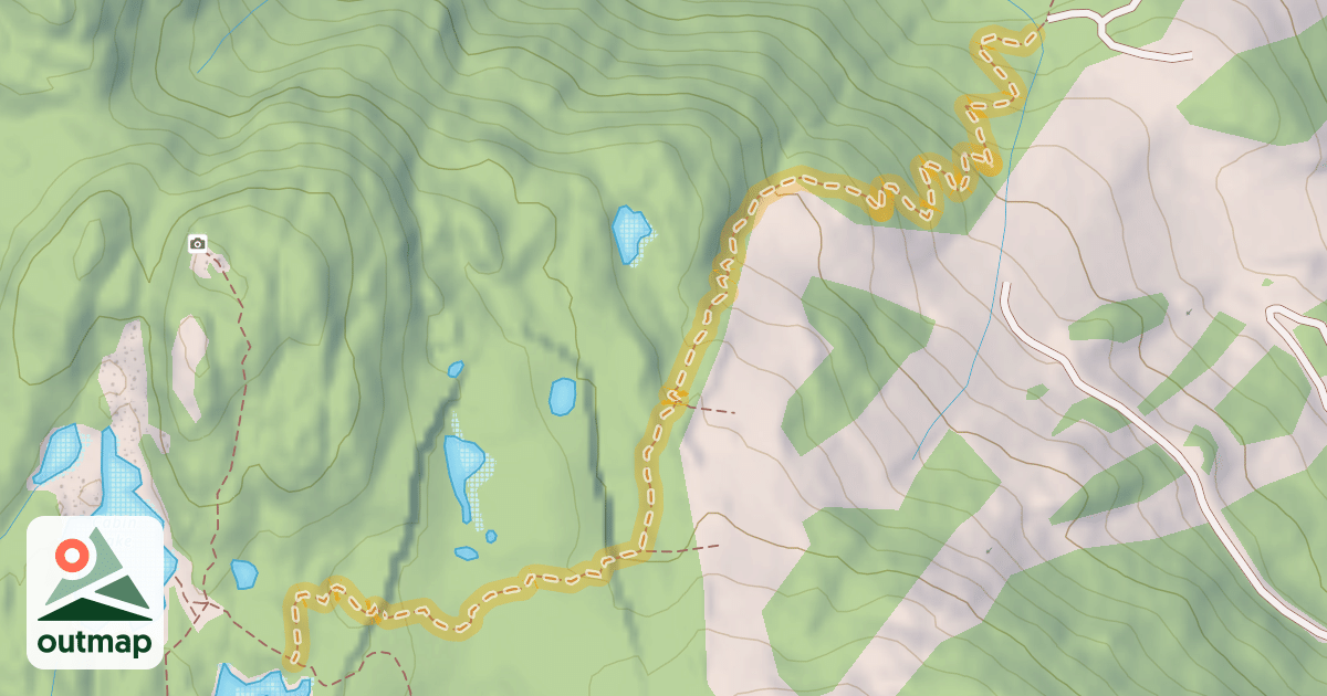 Map of Black Mountain Trail