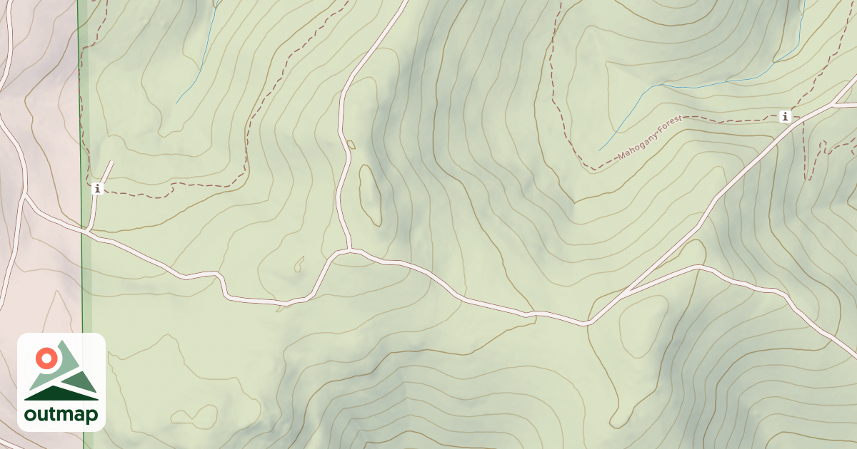 Map of Peavine Creek Cutoff
