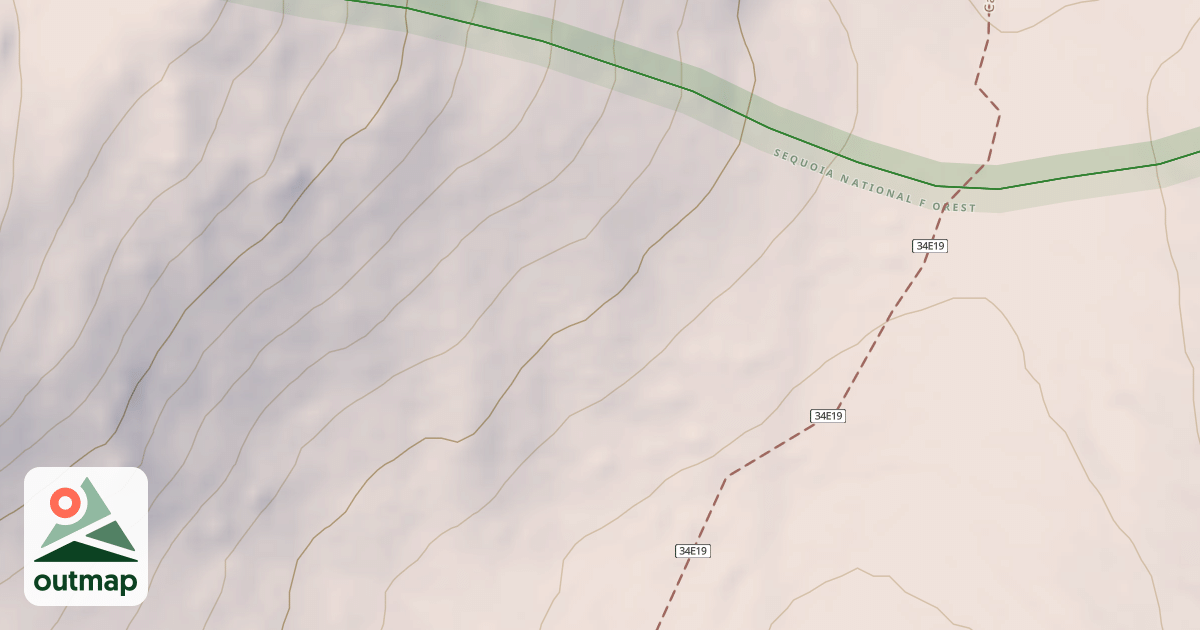 Map of BLACKROCK TRAILHEAD