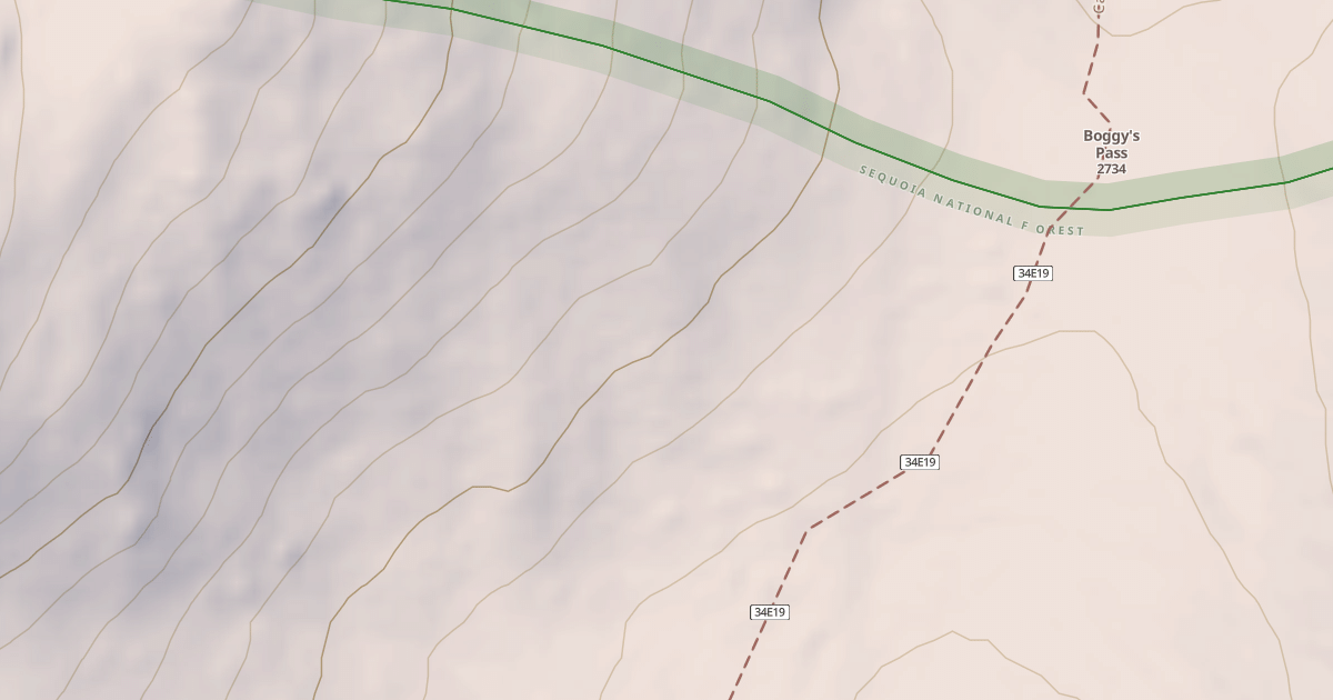 Map preview of BLACKROCK TRAILHEAD
