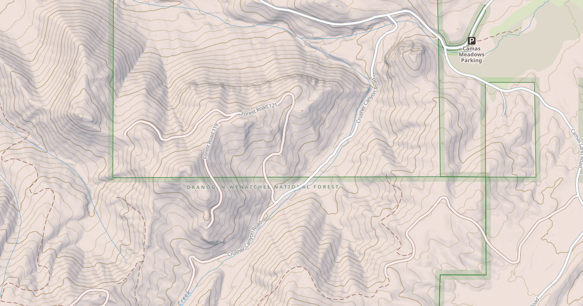 Map preview of CRUSHER CAYON