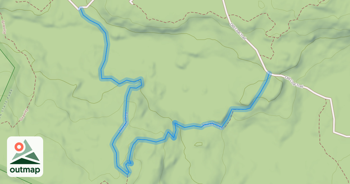 Map of Thirsty Dog