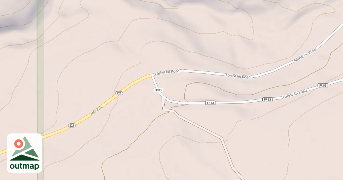 Map of PECOS BARILLAS