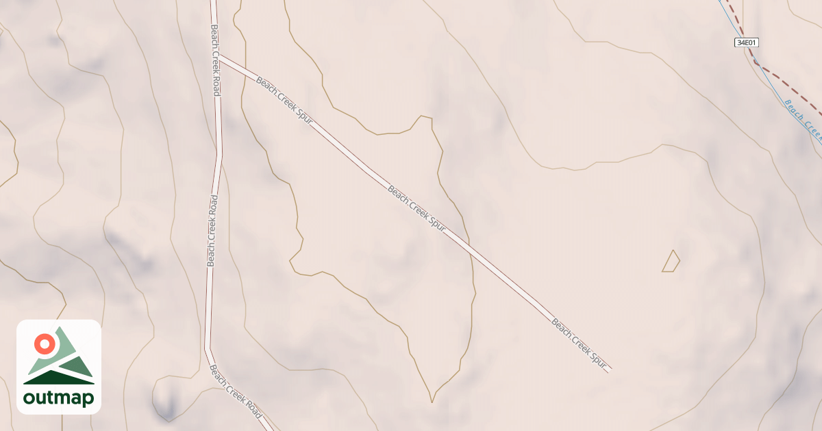 Map of BEACH CREEK