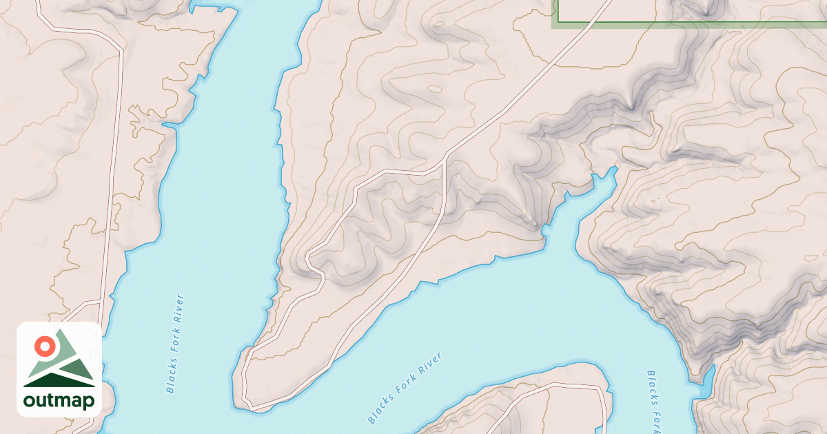 Map of FORK ACCESS A-B