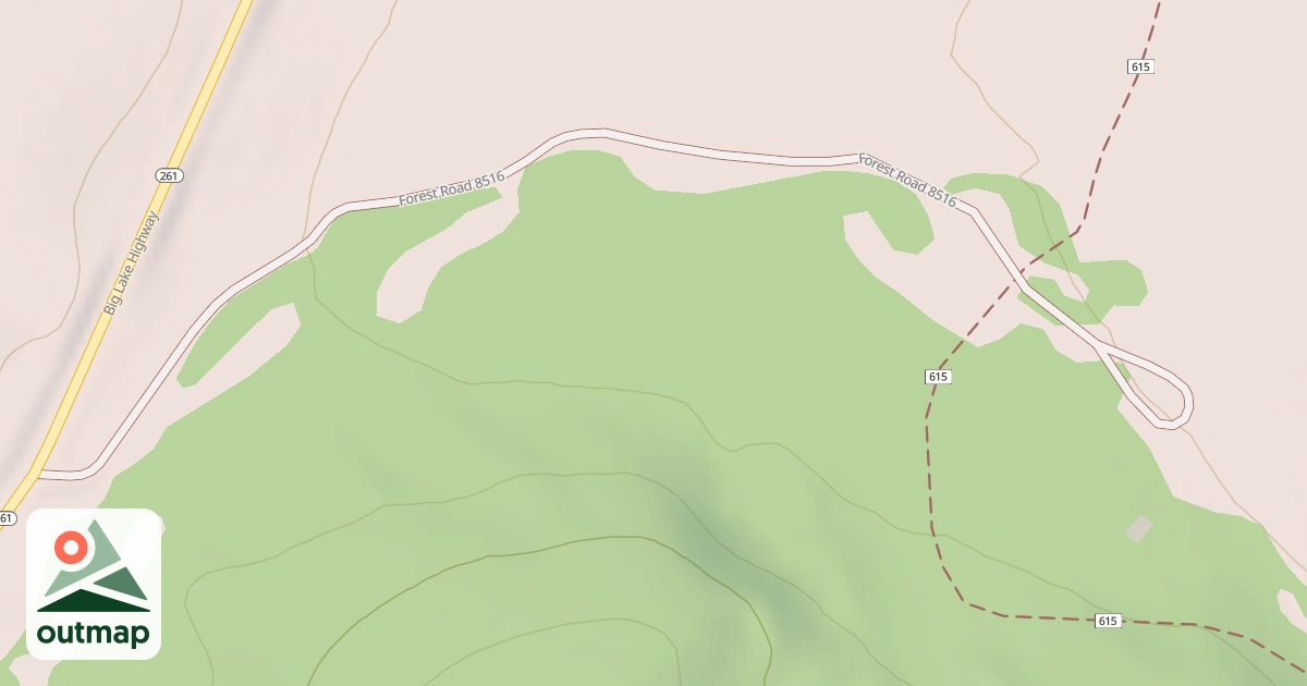 Map of 26 BAR COW CAMP