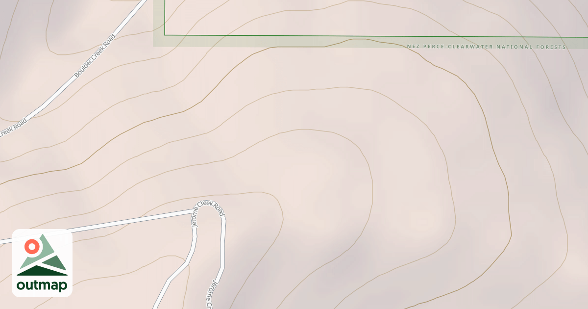 Map of JEROME CREEK H