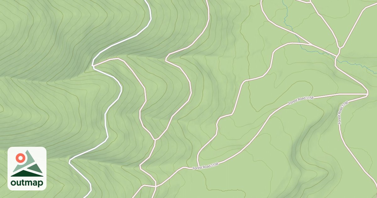 Map of USFS Motor Vehicle Use Map Roads {3E264DFD-EB64-4479-BB3E-7B989C908F8C}