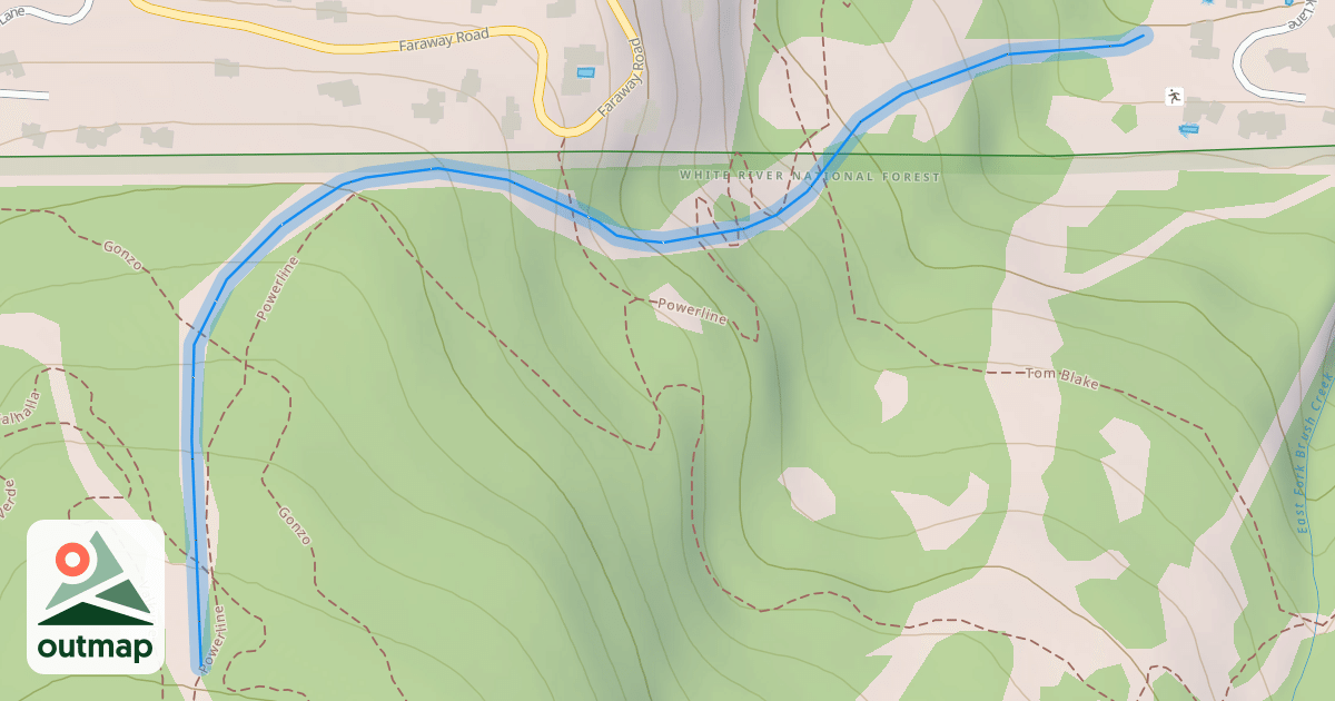 Map of West Fork