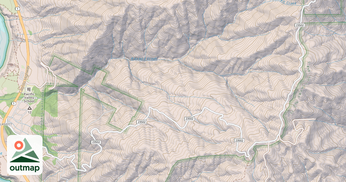 Map of PLASKEETT RDG.