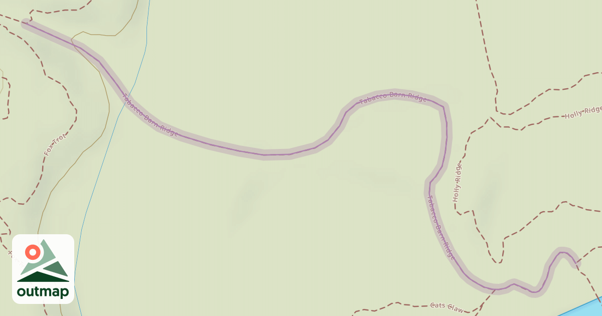 Map of Tabacco Barn Ridge