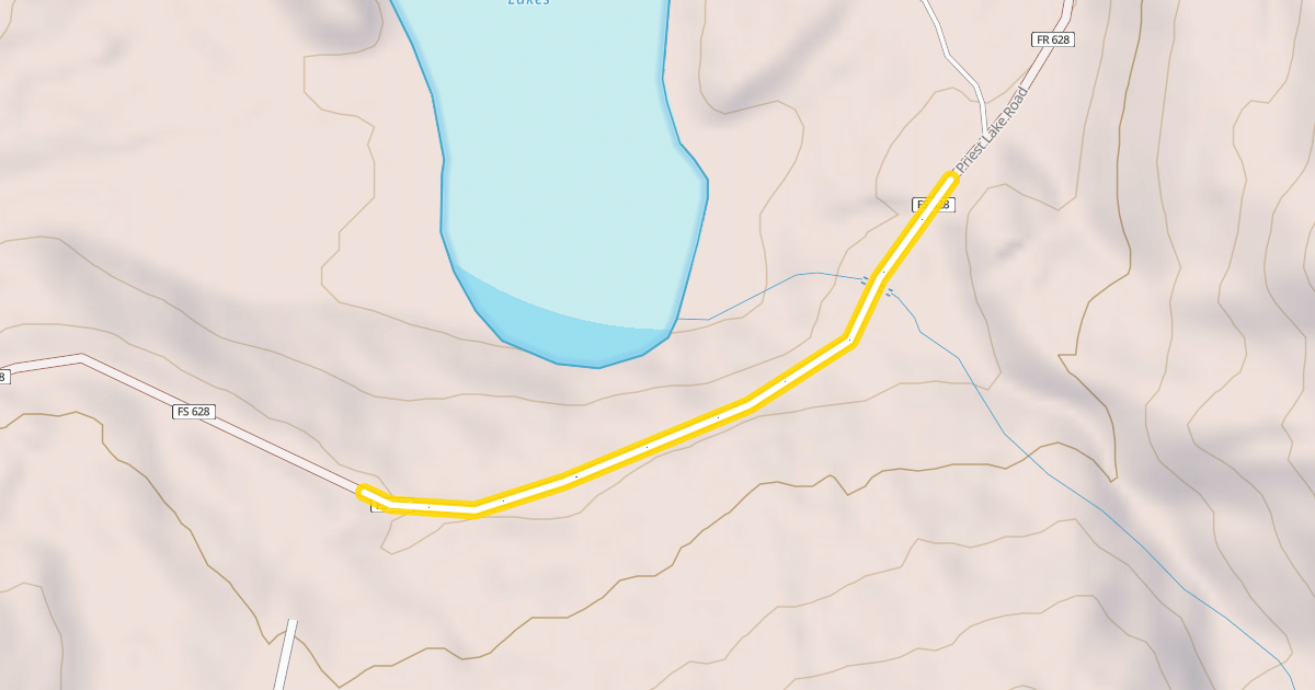 Map preview of South RR Grade