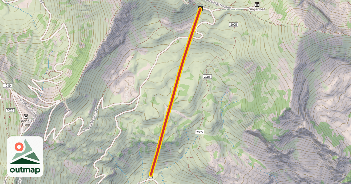 Map of Baldy
