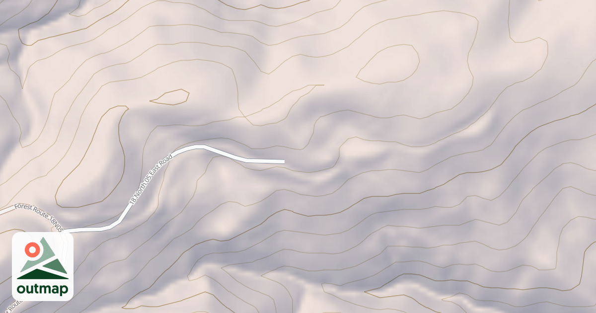 Map of PINE MOUNTAIN SPUR E