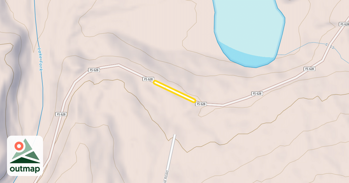 Map of Priest Lake Road