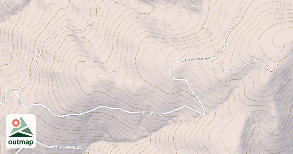 Map of EAST MOUNTAIN LOOKOUT