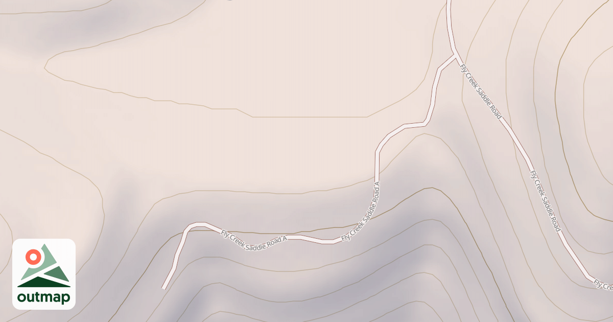Map of FLY CREEK SADDLE A