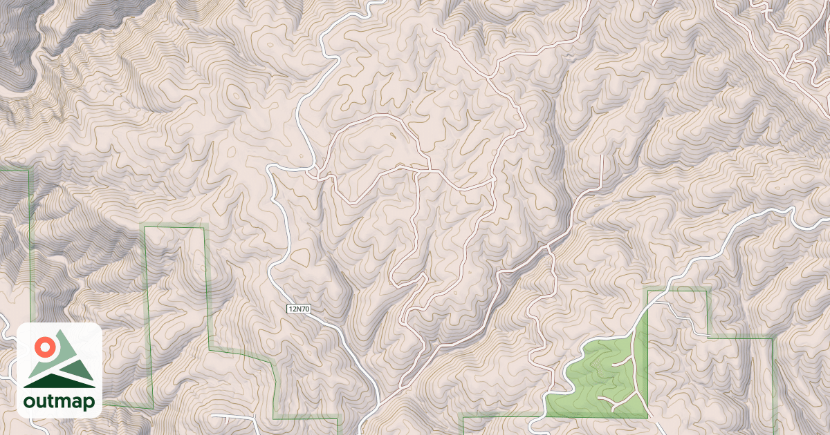 Map of CROZIER LOOP