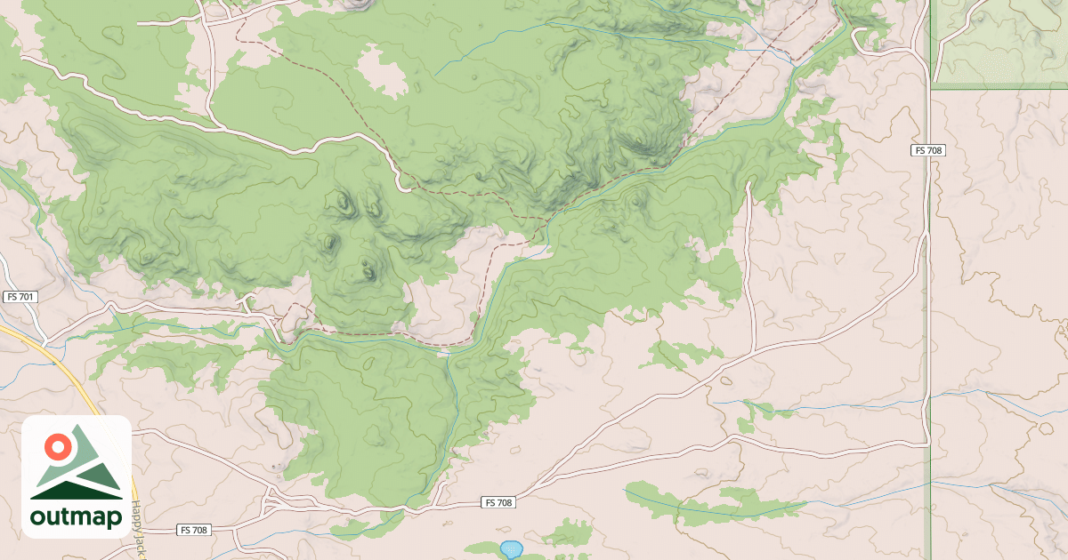 Map of GOLDEN MEADOW ROAD