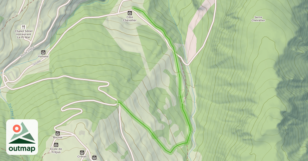 Map of Lacets