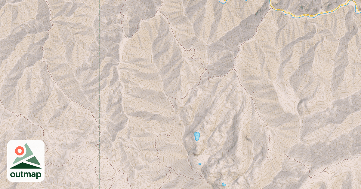 Map of EAST FORK BEAVER CREEK