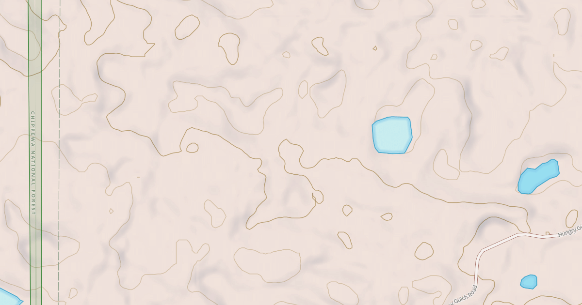Map preview of HUNGRY GULCH SPUR DA