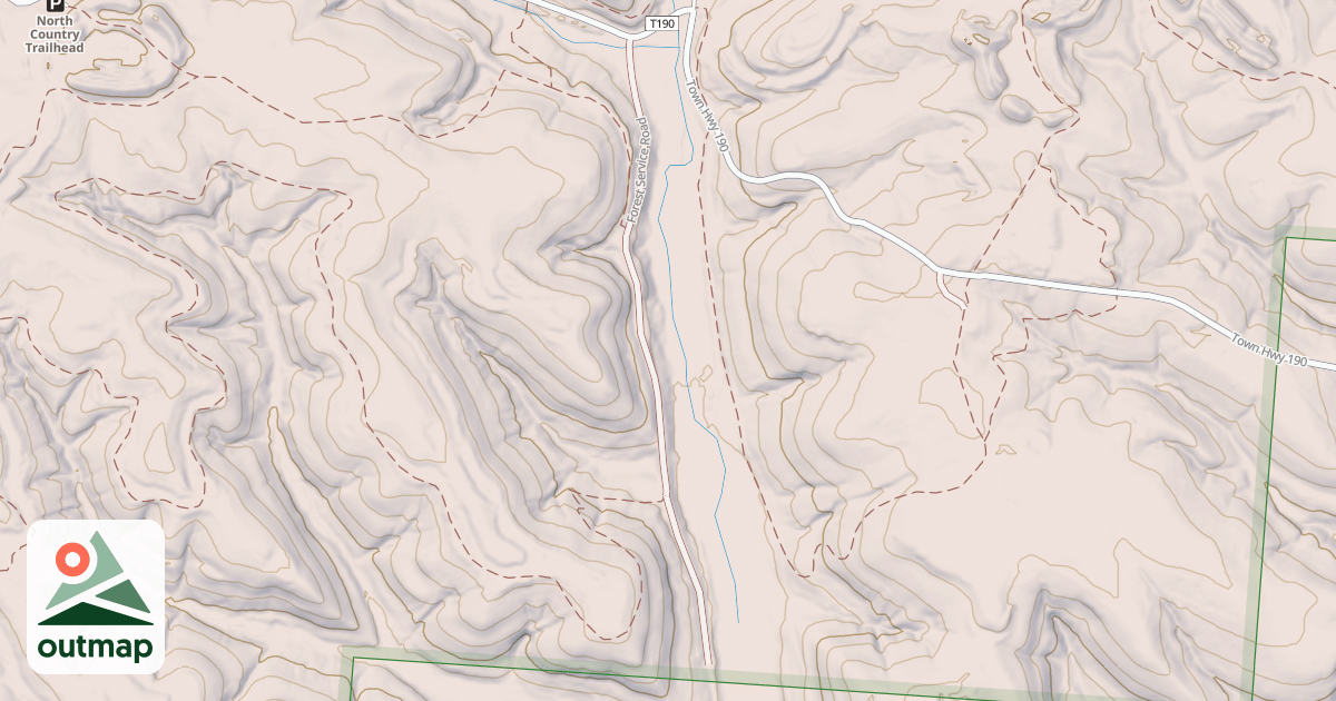 Map of SALT RUN SOUTH