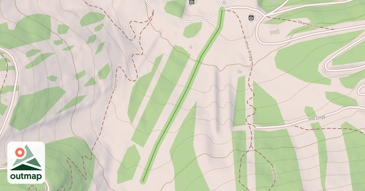 Map of Lower Main Street